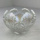 Vintage Fenton Empress Lotus French Iridescent Glass Bowl RARE!