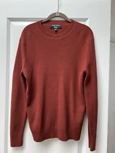 Banana Republic Herren italienisches Merino Garn von Baruffa Pullover Gr. Medium rot - Bild 1 von 3
