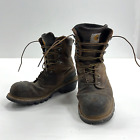 Carhartt Men's Brown 8" Climbing CML8360 Composite Toe Work Boots Size 10.5 M