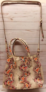 ALDO Faux Snakeskin Multicolored Hand Shoulder Bag Purse Good Condition - Picture 1 of 17