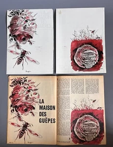 RENE HAUSMAN - ZWEI ORIGINALZEICHNUNGEN - JOURNAL DE SPIROU - 1963 - Bild 1 von 15