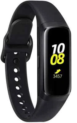Samsung Galaxy FitBit Fitness Activity Tracker Wrist Band SM-R370NZKABTU - Black - Image 1 of 4