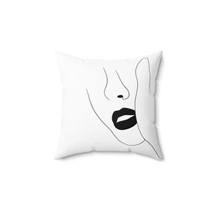 Spun Polyester Square Pillow - Picture 1 of 13