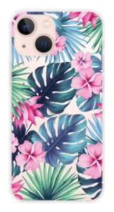 Coque en silicone imprimée compatible Apple iPhone 13 Mini Tropical Aquarelle - Imagen 1 de 3