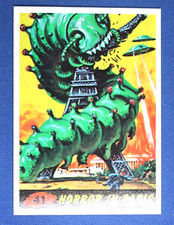 1994 Topps Mars Attacks Deluxe Reissue #41 "Terror in Paris" - NrMt-Mt