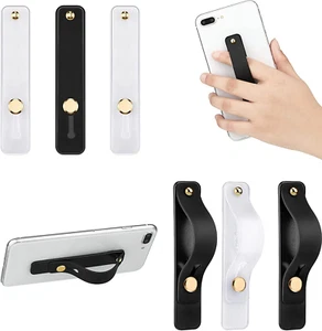 6 Pieces Phone Strap Grip Holder Finger Cell Phone Grip Telescopic Phone Finger - Picture 1 of 6