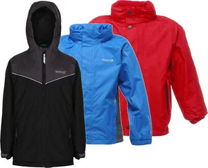 Regatta Waterproof Jacket School Coat Kids Childs Boys Girls Childrens - Picture 1 of 5