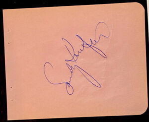 SANDY KOUFAX 1955 WSC BROOKLYN DODGERS HOF SIGNED VINTAGE Album Page Beckett WS