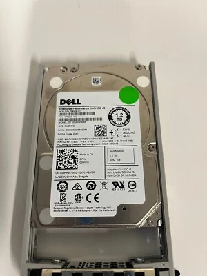Dell Ent 1.2TB 10k SAS SFF 2.5" 6G HDD 036RH9 36RH9 ST1200MM0088 hard drive - Image 1 of 4