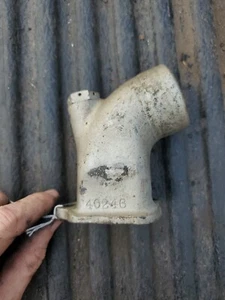 TCM Continental Air Intake Elbow P/N: 40246 With Fitting #3 - Bild 1 von 5