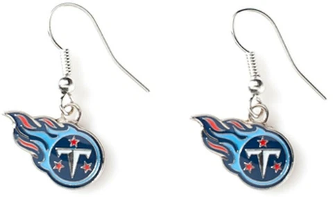 Officially Licensed NFL Team Logo Dangle Earrings - Pick Your Team Cover
