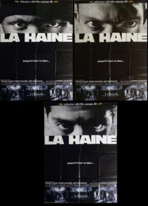 LA HAINE / DER HASS - KASSOVITZ - SELTENE DREI ORIGINAL GROSSE FRANZÖSISCHE FILMPLAKATE - Bild 1 von 1