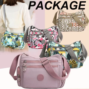 Women's Fashion Canvas Mommy Large Capacity Crossbody Nylon Casual Shoulder Bags - Picture 1 of 28