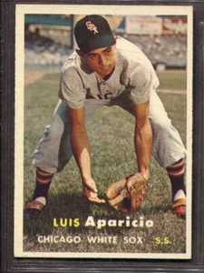 1957 Topps Set-Break # 7 Luis Aparicio EX-EXMINT *JAYSACE* - Bild 1 von 2