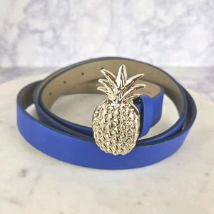 Eloquii Ananas Gürtel Damen Größe 18/20 2X Kobaltblau Tropical Resortwear - Bild 1 von 10