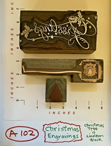 Letterpress  - Christmas Engravings - Picture 1 of 1