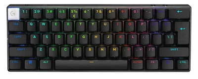 Logitech PRO X 60 LIGHTSPEED Wireless Gaming Keyboard -Black 2.4GHz LIGHTSPEED - image 1 of 4