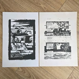 Enigma Comic Original Art Proof Pages (2) by Duncan Fegredo DC Vertigo 1993 - Bild 1 von 20