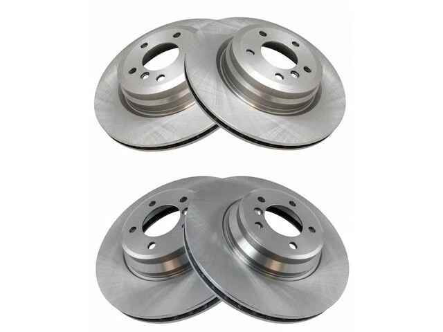 Front and Rear Brake Rotor Set For 2009-2013 BMW 335i xDrive 2010 2011 DD778YG - Image 1 of 1