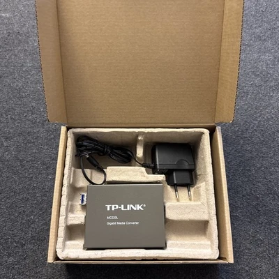 TP Link Mc220l Gigabit SFP Media Converter 10GBase  inkl. MiniGBIC Module - Bild 1 von 3