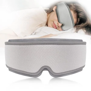 Weighted Sleep Mask for Women Men, Light Block Eye Cover, Gentle Pressure for... - Picture 1 of 7
