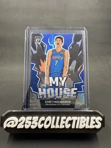 2022-23 Donruss Optic Chet Holmgren My House Silver Prizm Rookie #8 OKC Thunder - Picture 1 of 2