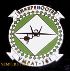 Vmfat-101 Sharpshooters Hat Pin F-18 Hornet Us Marines Mcas El Toro Miramar Navy