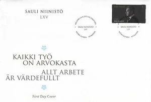 Finland Finnish President Sauli Niinistö Finland Mint FDC 2013 - Picture 1 of 1