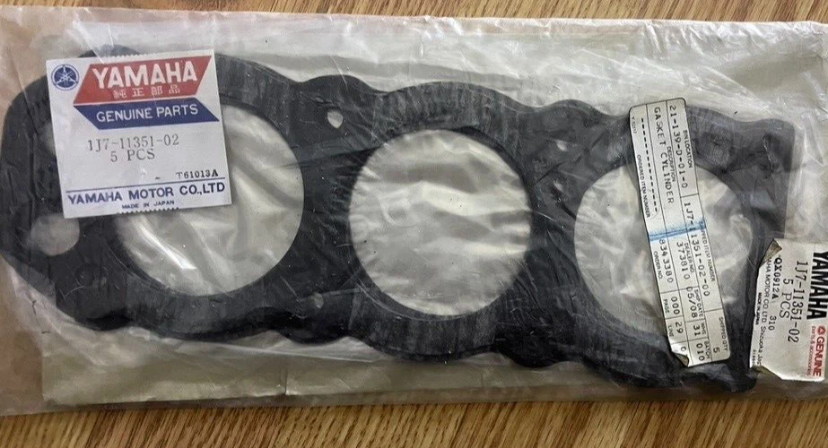 Junta base cilindro motor Yamaha barril NOS XS750 XS 750 1979 80 1J7-11351-02 Foto 1 de 1