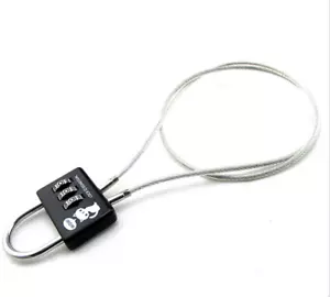 3 Dial Digit Password Combination Padlock Suitcase Luggage Metal Mini Code Lock - Picture 1 of 1