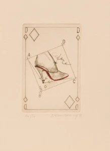 Johannes Vennekamp/Radierung/Skat/ec - escArt/handsigniert/1978/50 Exemplare/29 - Picture 1 of 2