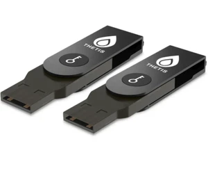 2x Thetis FIDO2 Security Key Fob Passkey via Connect USB A ,TOTP , HOTP - TESTED - Afbeelding 1 van 4