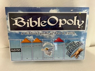 NEW BibleOpoly Monopoly Style Family Biblical Game of Fun & Faith  - Image 1 of 4