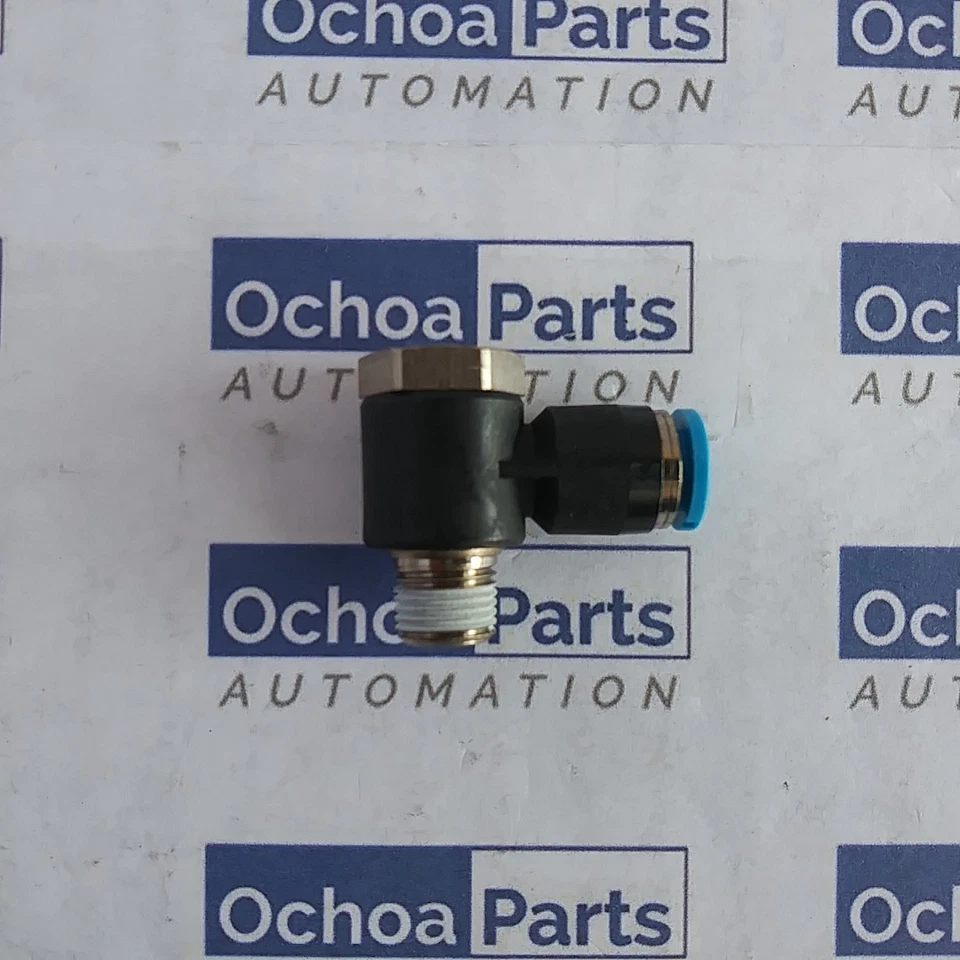 NEW! FESTO 153087 Festo QSLV-1/8-6 PUSH-IN L FITTING R1/8" OD 6mm - LOT OF 2 PCS - Image 1 of 4