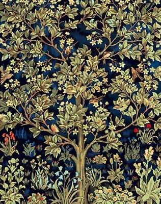 William Morris Tree of Life Paint by Numbers Adult Kit DIY Famous Paintings UK - Image 1 of 4