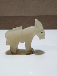 DE COLECCIÓN CALCITA Piedra Curativa CURATIVA - Estatuilla de Burro de Standing - Imagen 1 de 9