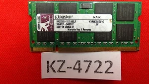 1 GB DDR2 RAM PC2-5300S Laptop Memory Kingston Kvr667d2s5/1g - Picture 1 of 1