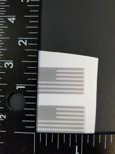 Calcomanía de mini casco de fútbol americano con bandera americana helada  - Imagen 1 de 2