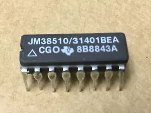 (1 PC) T.I. JM38510/31401BEA LS SERIES, DUAL MONOSTABLE MULTIVIBRATOR, CDIP16 - Picture 1 of 2