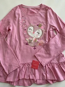 Girl's Pink Long Sleeve Isaac Mizrahi Top Size XS M & L NWT - Picture 1 of 5