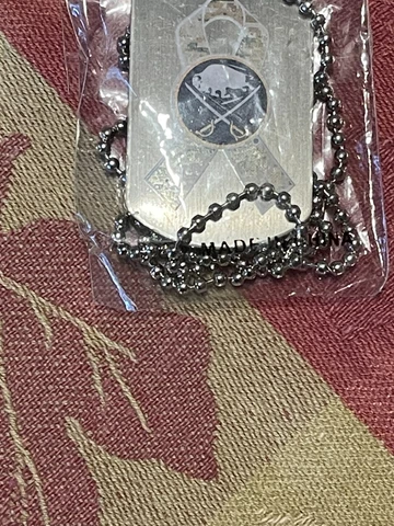 BUFFALO SABRES Military Dog Tag, NHL, Camouflage, Necklace Cover