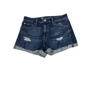 Cutoff Frayed Distressed Denim Shorts Size 9 No Boundaries - Picture 1 of 4