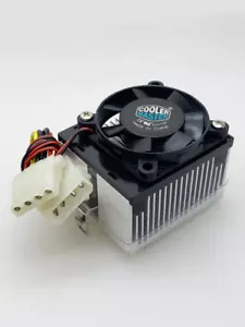 Cooler Master Socket-586 Socket-7 Ball Bearing CPU Cooling Fan 4-Pin Molex - Picture 1 of 3