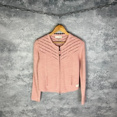 Odd Molly Women’s Knit Cardigan Sweater Beige Wool Alpaca Zip Size 3 - Imagem 1 de 4