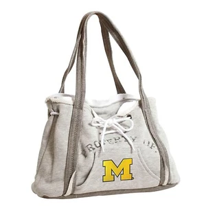 Michigan Wolverines Purse - Embroidered Hoodie Purse Handbag - NCAA - Picture 1 of 5