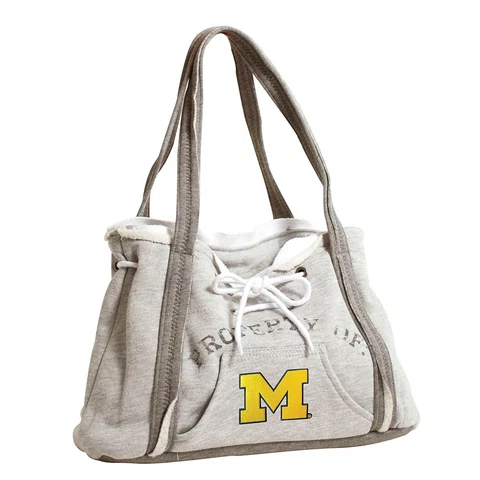 Michigan Wolverines Purse - Embroidered Hoodie Purse Handbag - NCAA Cover