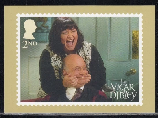 Tarjeta GRAN BRETAÑA El Vicario de Dibley, Geraldine & Dave PHQ Foto 1 de 1
