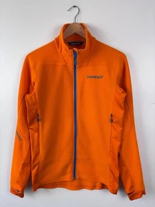 Mens Norrona Falketind Warm1 Jacket Full Zip Fleece Sweater Orange Size S - Foto 1 di 10