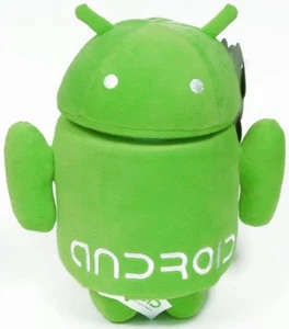 8” Android GreenBug Droid Spinning Head Spins Plush Stuffed Animal Toy - Picture 1 of 3