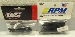 Losi Mini 8ight Buggy LOSB1908 Wing Mount & RPM 73722 REAR ARMS BLACK - Picture 1 of 2
